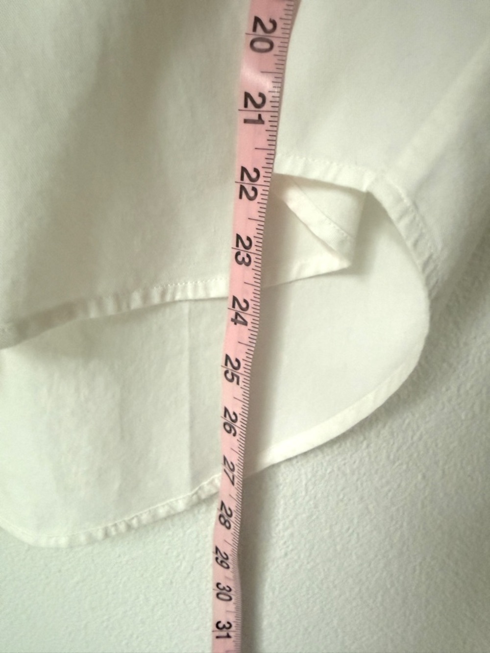 Madewell Courier Button-Back Blouse in pure white - small - like new - Picture 9 of 10